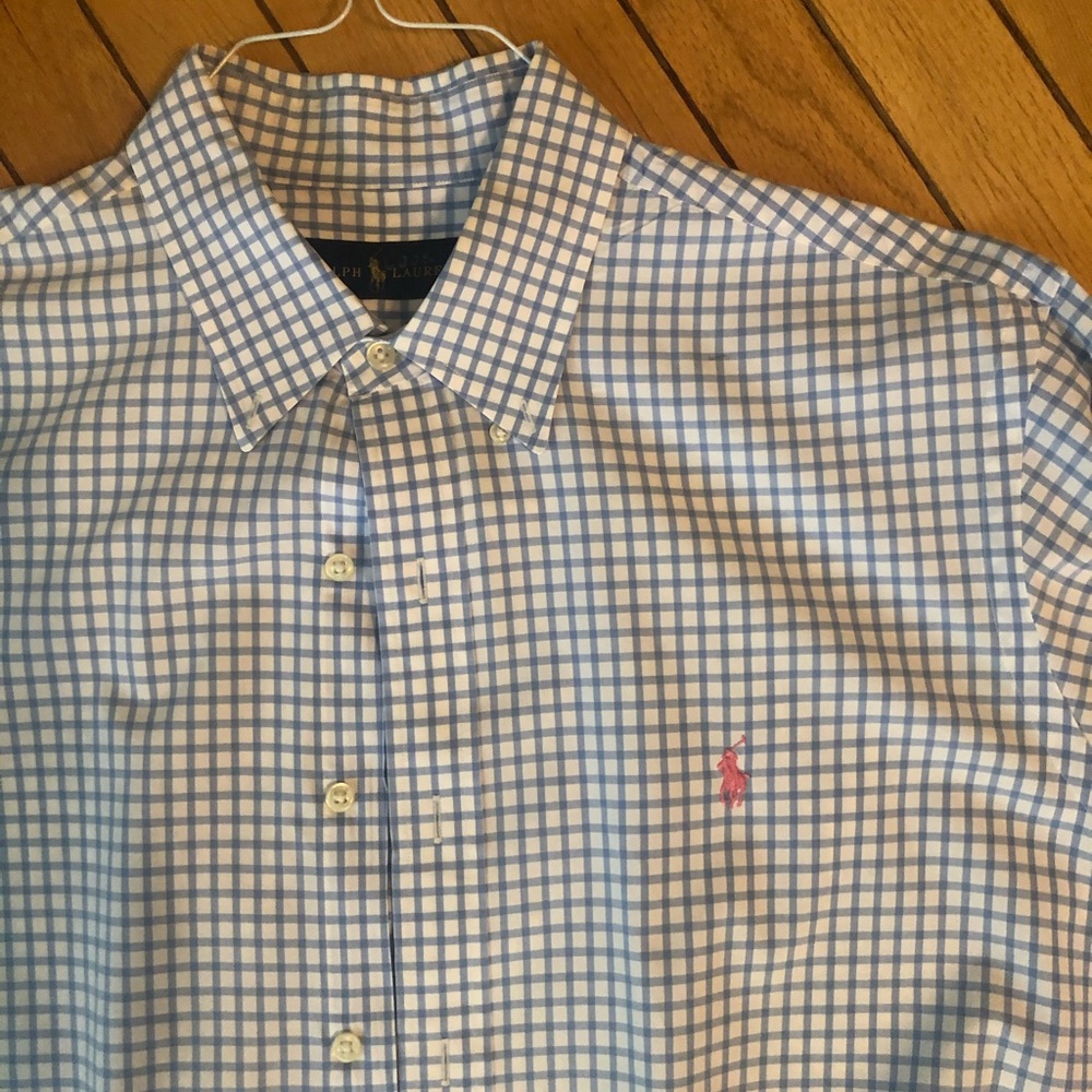 Ralph Lauren white/blue men’s dress shirt